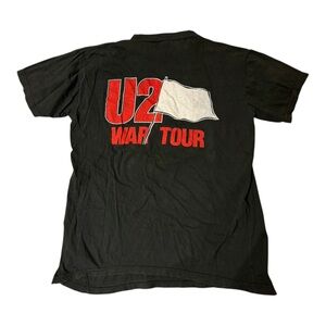 vintage 1980s U2 band tee